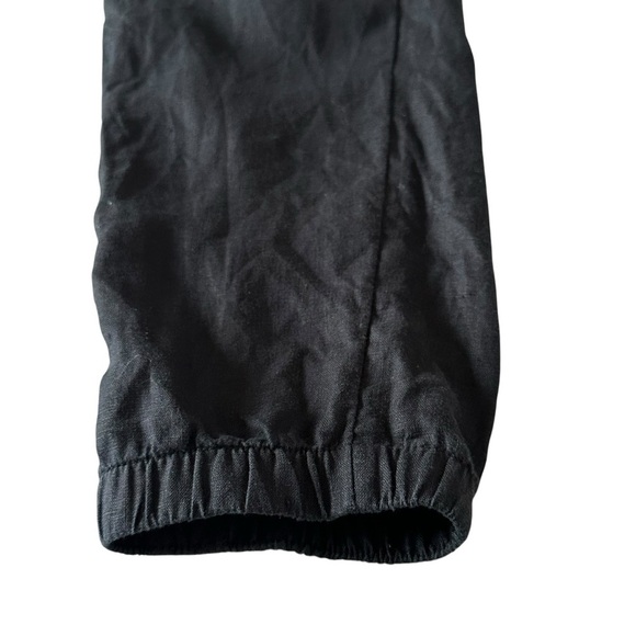 ATHLETA CABO BLACK LINEN JOGGERS SIZE 10 - Picture 9 of 14